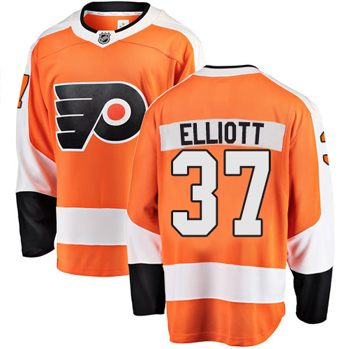 Kinder Philadelphia Flyers Eishockey Trikot Brian Elliott #37 Breakaway Orange Fanatics Branded Heim